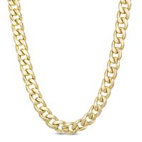 Men's 7.8mm Curb Chain Necklace in 10K Gold - 22"|Peoples Jewellers