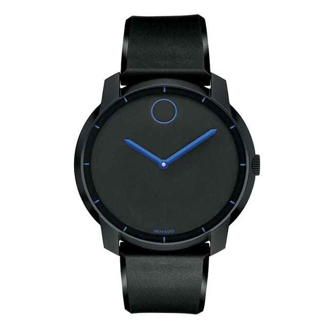 Men's Movado Bold® Strap Watch with Black Dial (Model: 3600191)