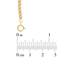 Graduated Bead Necklace in 10K Gold - 17"|Peoples Jewellers