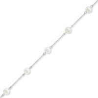 Blue Lagoon® by Mikimoto 5.0mm Akoya Cultured Pearl Bracelet in 14K White Gold|Peoples Jewellers