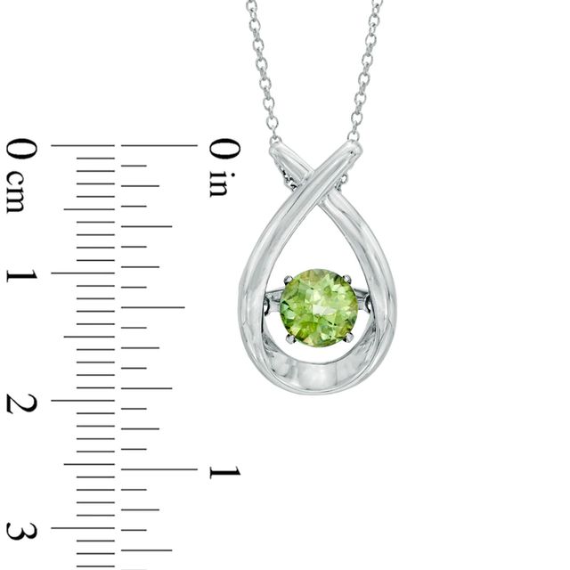 Unstoppable Love™ 6.0mm Peridot Pendant in Sterling Silver|Peoples Jewellers