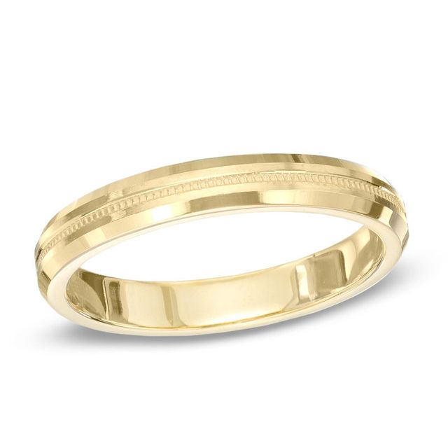 Men's 3.0mm Wedding Band in 10K Gold - Size 10|Peoples Jewellers