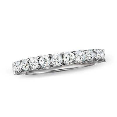 0.50 CT. T.W. Certified Colourless Diamond Band in 18K White Gold (E/I1)|Peoples Jewellers