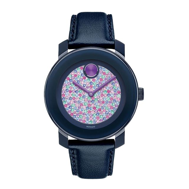 Ladies' Movado Bold® Watch with Rainbow Crystal Museum® Dial (Model: 3600263)