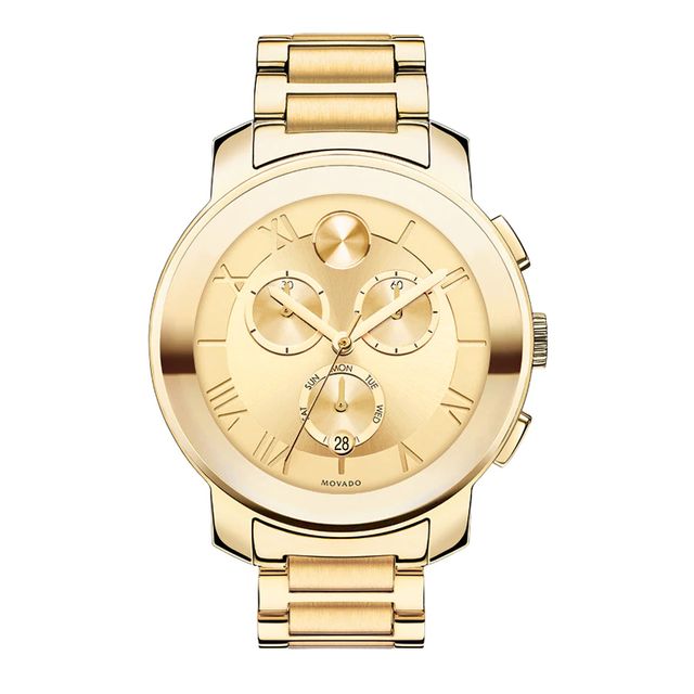 Ladies' Movado Bold® Chronograph Watch with Gold Dial (Model: 3600209)