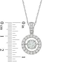 Unstoppable Love™ CT. T.W. Diamond Frame Pendant in 14K White Gold|Peoples Jewellers