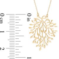 Tree Leaf Necklace in 10K Gold|Peoples Jewellers