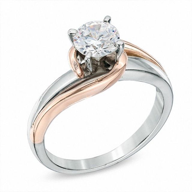 0.50 CT. Certified Diamond Solitaire Engagement Ring in 14K Two-Tone Gold (J/I2)|Peoples Jewellers