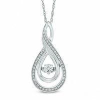 Unstoppable Love™ Diamond Accent Layered Infinity Pendant in Sterling Silver|Peoples Jewellers