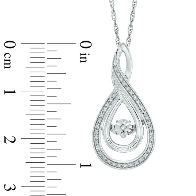 Unstoppable Love™ Diamond Accent Layered Infinity Pendant in Sterling Silver|Peoples Jewellers