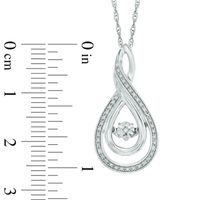 Unstoppable Love™ Diamond Accent Layered Infinity Pendant in Sterling Silver|Peoples Jewellers