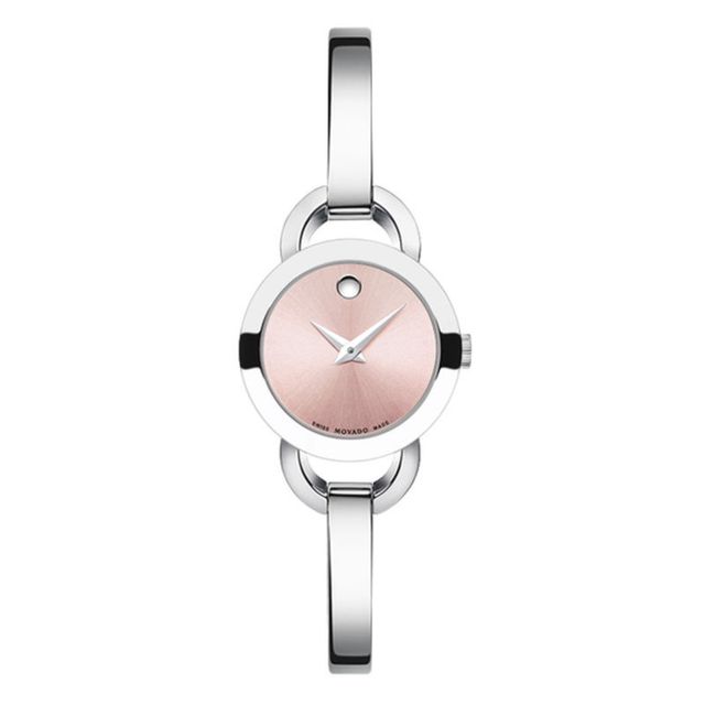 Ladies' Movado Rondiro® Bangle Watch with Pink Museum® Dial (Model: 0606797)|Peoples Jewellers