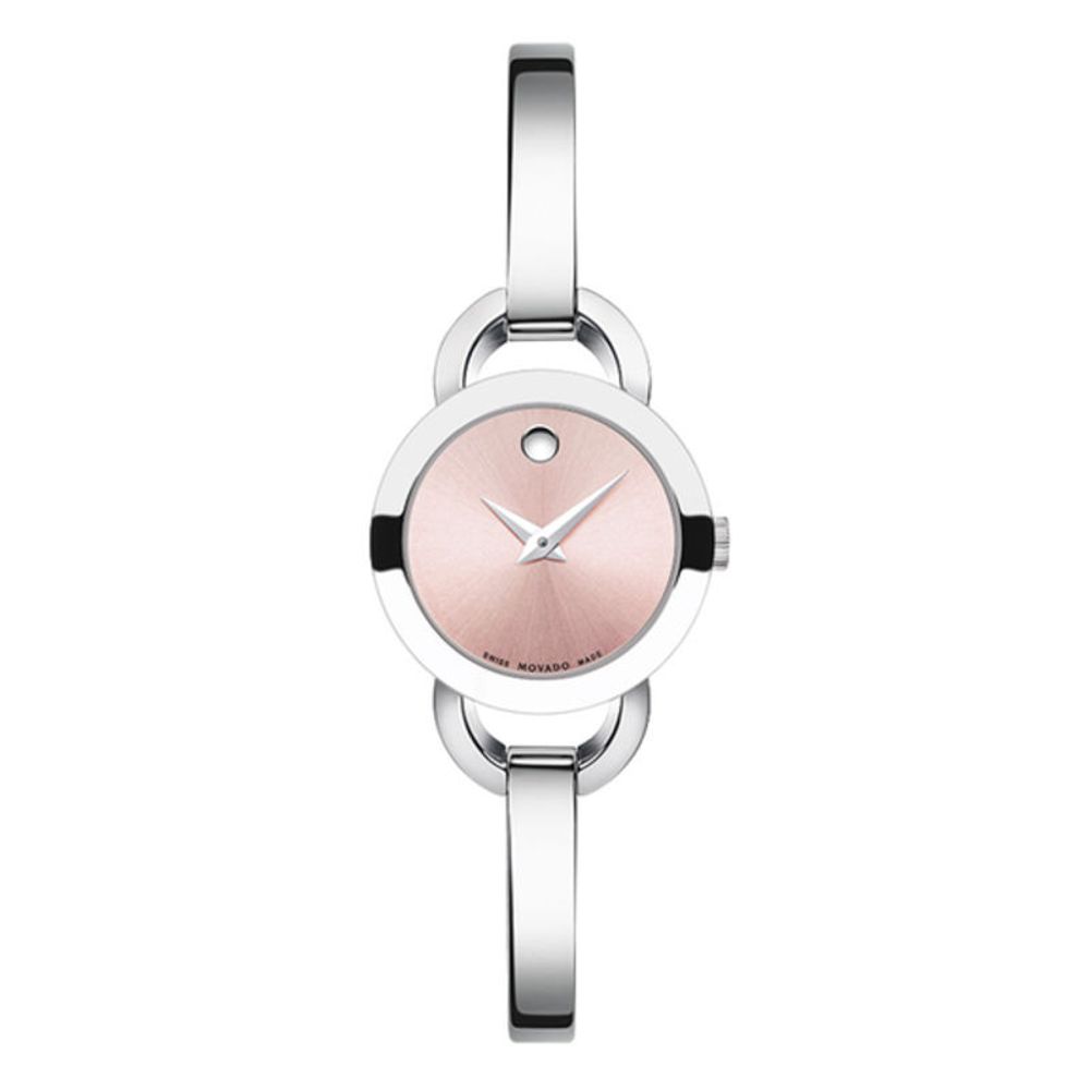 Ladies' Movado Rondiro® Bangle Watch with Pink Museum® Dial (Model: 0606797)|Peoples Jewellers