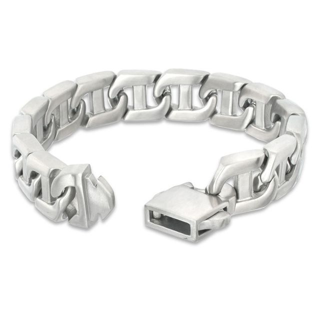 Men's 14.4mm Mariner Chain Bracelet in Stainless Steel - 8.5"