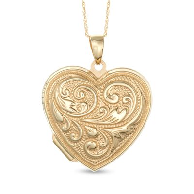 Heart Locket in 10K Gold|Peoples Jewellers