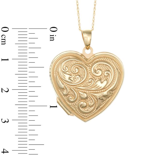 Heart Locket in 10K Gold