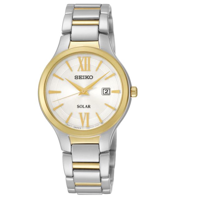 Ladies' Seiko Solar Watch with White Dial (Model: SUT210)|Peoples Jewellers