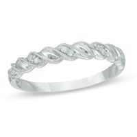 Diamond Accent Cascading Anniversary Band in 10K Gold|Peoples Jewellers