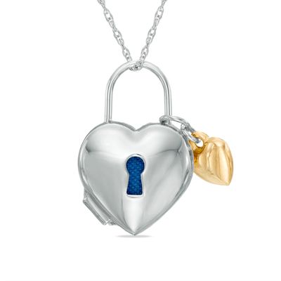 Heart Locket in 10K Two-Tone Gold|Peoples Jewellers