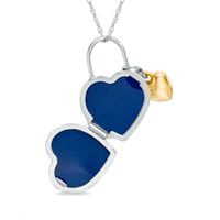 Heart Locket in 10K Two-Tone Gold|Peoples Jewellers