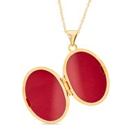 Oval Locket in 10K Gold|Peoples Jewellers