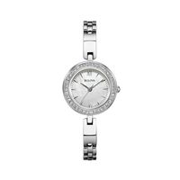 Ladies' Bulova Crystal Accent Watch with Mother-of-Pearl Dial and Interchangeable Bezel Box Set (Model: 98X107)|Peoples Jewellers