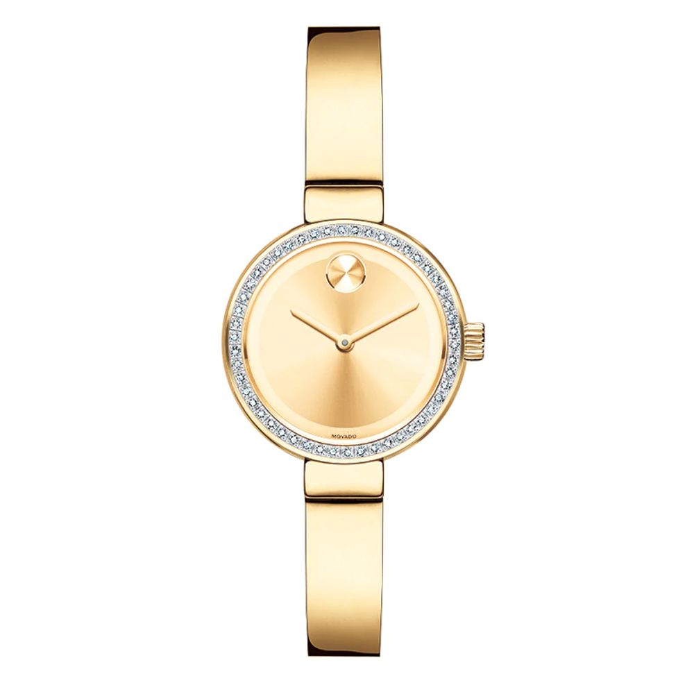 Ladies' Movado Bold® Diamond Accent Bangle Watch (Model: 3600322)|Peoples Jewellers