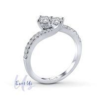 Ever Us™ CT. T.W. Two-Stone Diamond Ring in 14K White Gold|Peoples Jewellers