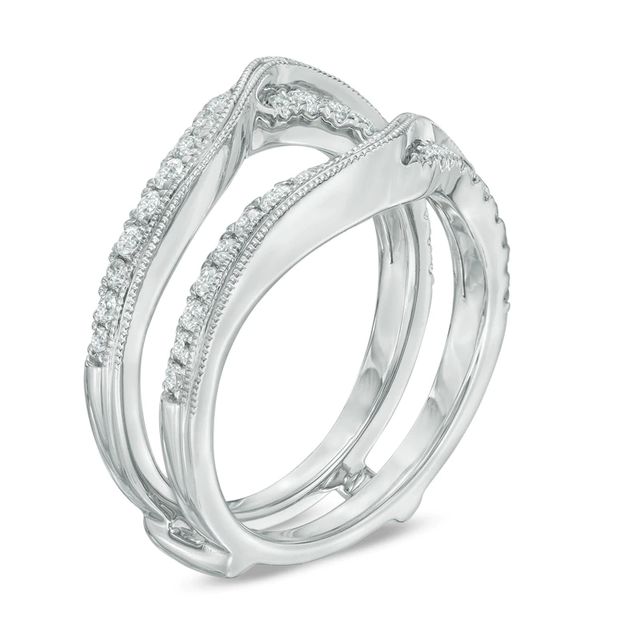 0.58 CT. T.W. Diamond Solitaire Enhancer in 14K White Gold