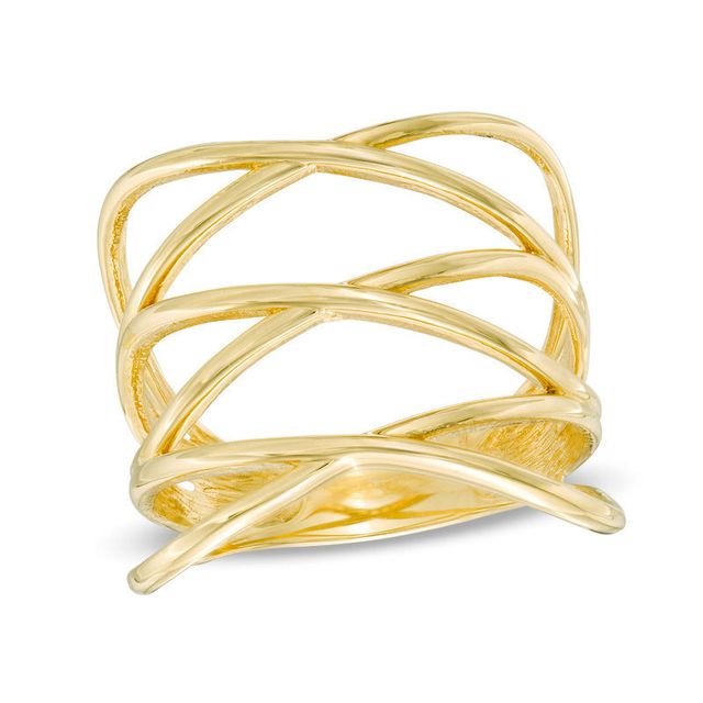 Triple Orbit Ring in 10K Gold|Peoples Jewellers