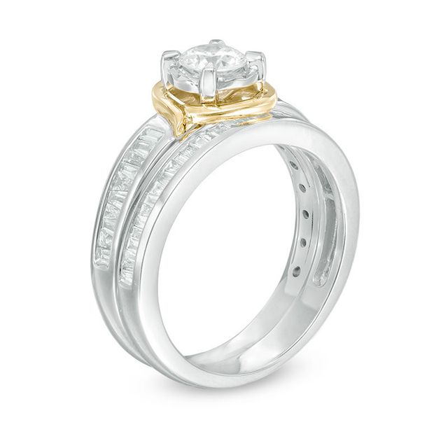 Peoples Jewellers 1.00 CT. T.W. Diamond Swirl Bridal Set in 14K