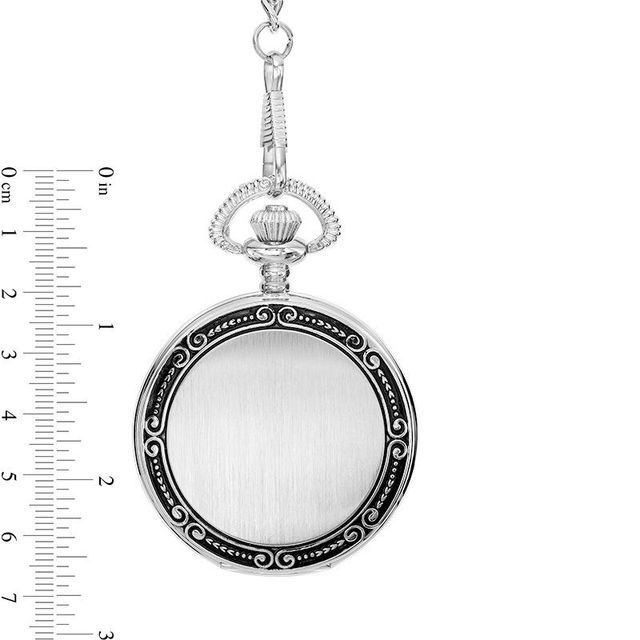 Men's James Michael Pocket Watch with Silver-Tone Dial (Model: PQA181014C)|Peoples Jewellers