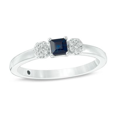 0.06 CT. T.W. Diamond Three Stone Promise Ring in Sterling Silver|Peoples Jewellers