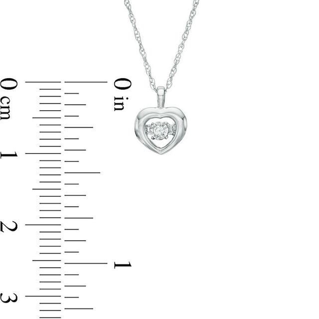 Unstoppable Love™ Diamond Accent Heart Outline Pendant in 10K White Gold|Peoples Jewellers