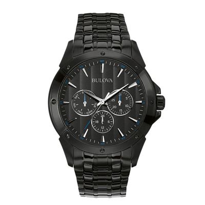 Men's Bulova Classic Black IP Watch (Model: 98C121)|Peoples Jewellers