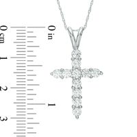 1.20 CT. T.W. Diamond Cross Pendant in 14K Gold|Peoples Jewellers