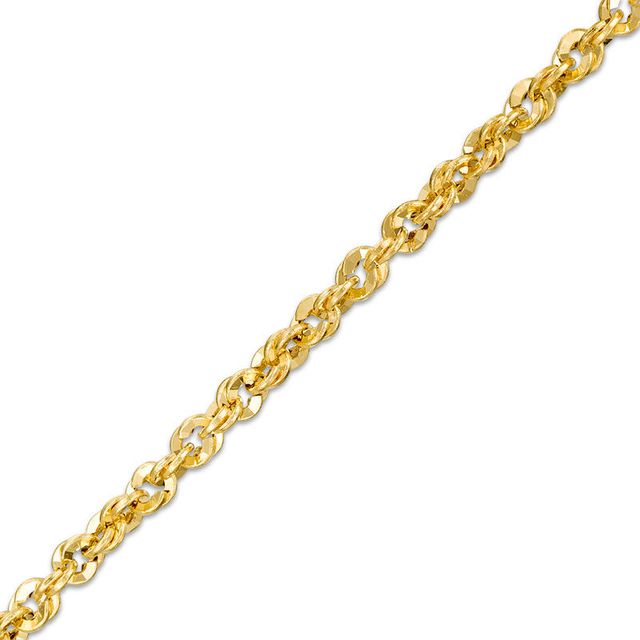 Italian Gold 3.8mm Rope Chain Bracelet in 14K Gold - 7.5"|Peoples Jewellers