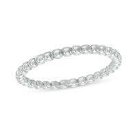 1.7mm Diamond-Cut Beaded Wedding Band in 10K Gold