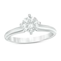 CT. Certified Canadian Diamond Solitaire Engagement Ring in 14K White Gold (H/SI2)|Peoples Jewellers