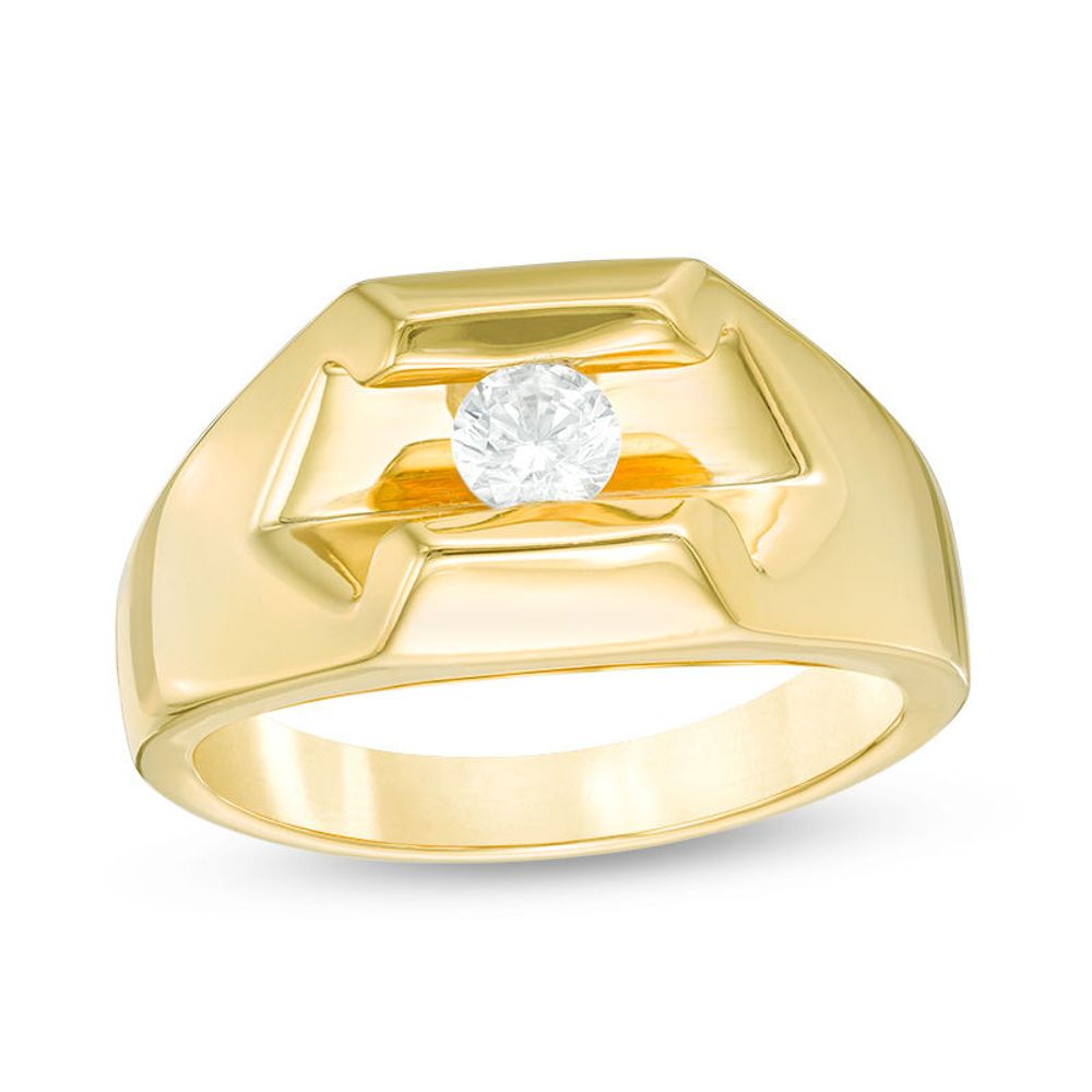 Men's 0.37 CT. Diamond Solitaire Ring in 10K Gold|Peoples Jewellers