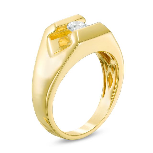 Men's 0.37 CT. Diamond Solitaire Ring in 10K Gold|Peoples Jewellers