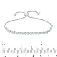 0.33 CT. T.W. Diamond Bolo Bracelet in 10K White Gold - 9.0"|Peoples Jewellers