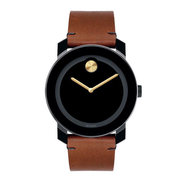 Men's Movado Bold® Strap Watch with Black Dial (Model: 3600305)|Peoples Jewellers