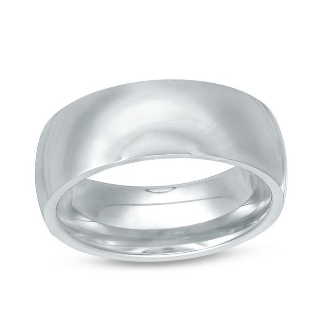 Men's 9.0mm High Polished Comfort Fit Wedding Band in Tantalum - Size 10|Peoples Jewellers