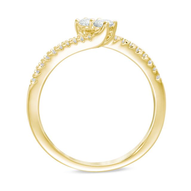 Ever Us™ 0.25 CT. T.W. Two-Stone Diamond Engagement Ring in 14K Gold