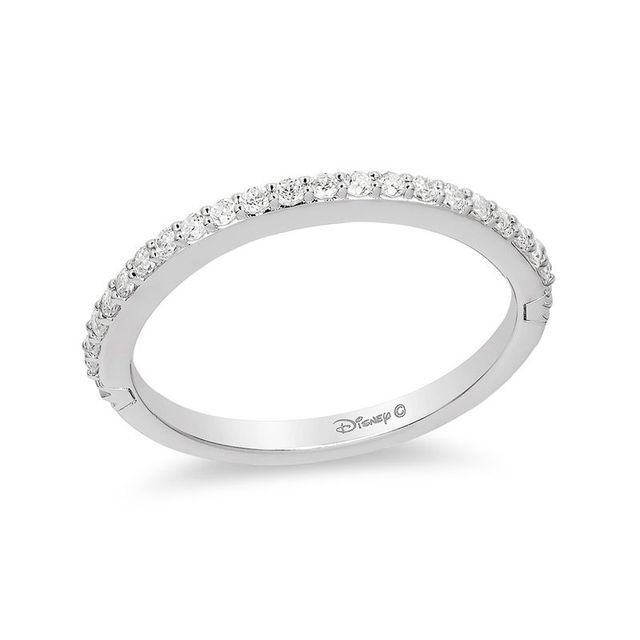 Enchanted Disney Princess 0.18 CT. T.W. Diamond Band in 14K White Gold|Peoples Jewellers