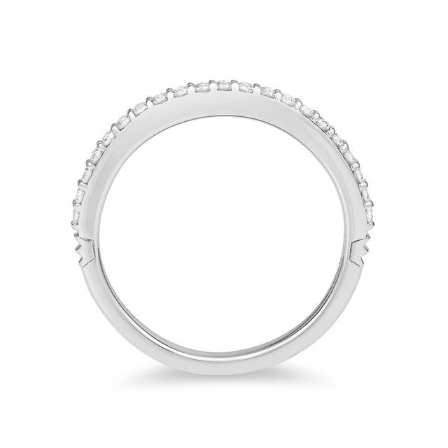 Enchanted Disney Princess 0.18 CT. T.W. Diamond Band in 14K White Gold