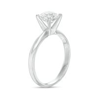 CT. Certified Diamond Solitaire Engagement Ring in 14K White Gold (J/I3)|Peoples Jewellers