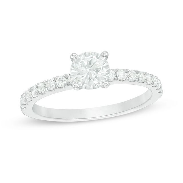 CT. T.W. Diamond Engagement Ring in 14K White Gold|Peoples Jewellers