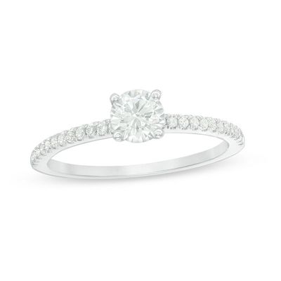 CT. T.W. Diamond Engagement Ring in 14K White Gold|Peoples Jewellers